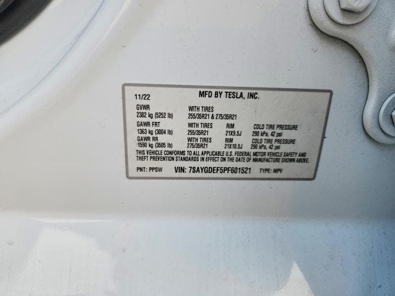 2023 TESLA MODEL Y 12