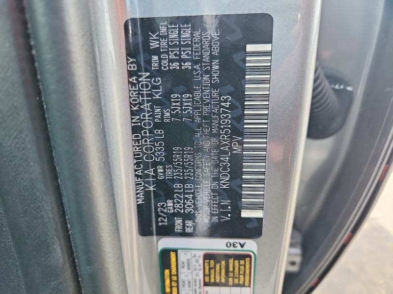 2024 KIA EV6 WIND 12