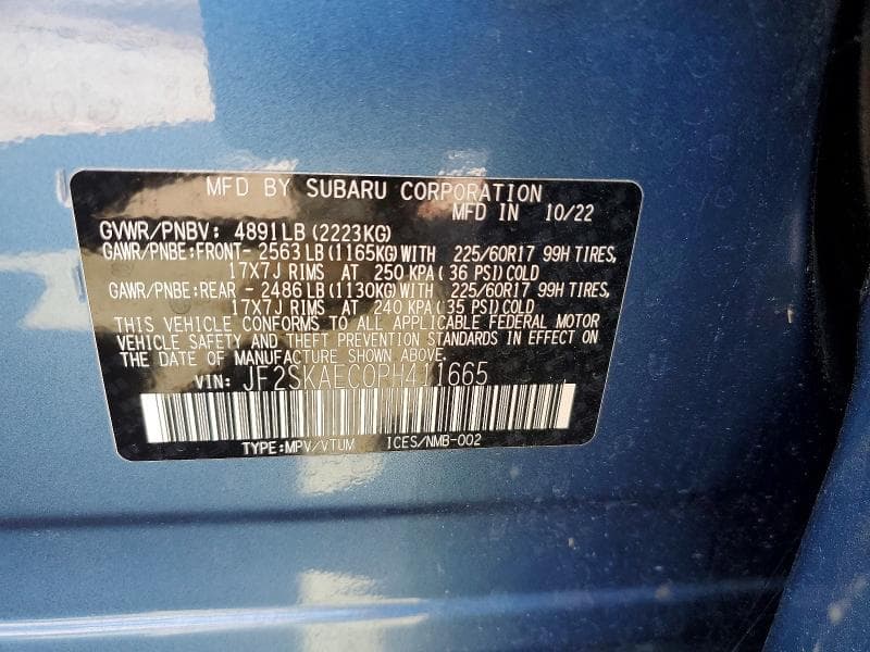 2023 SUBARU FORESTER PREMIUM 13