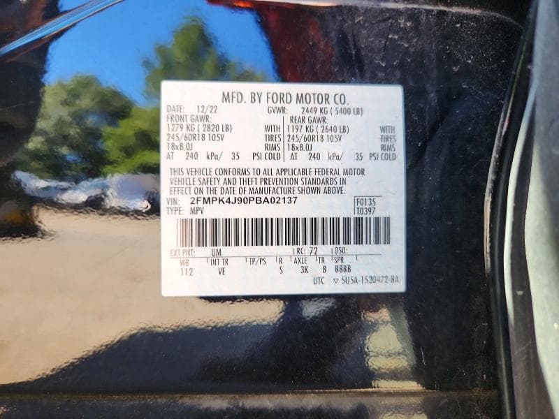 2023 FORD EDGE SEL 13