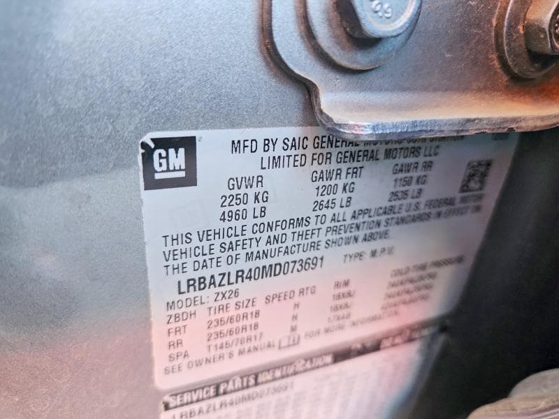 2021 BUICK ENVISION PREFERRED 14