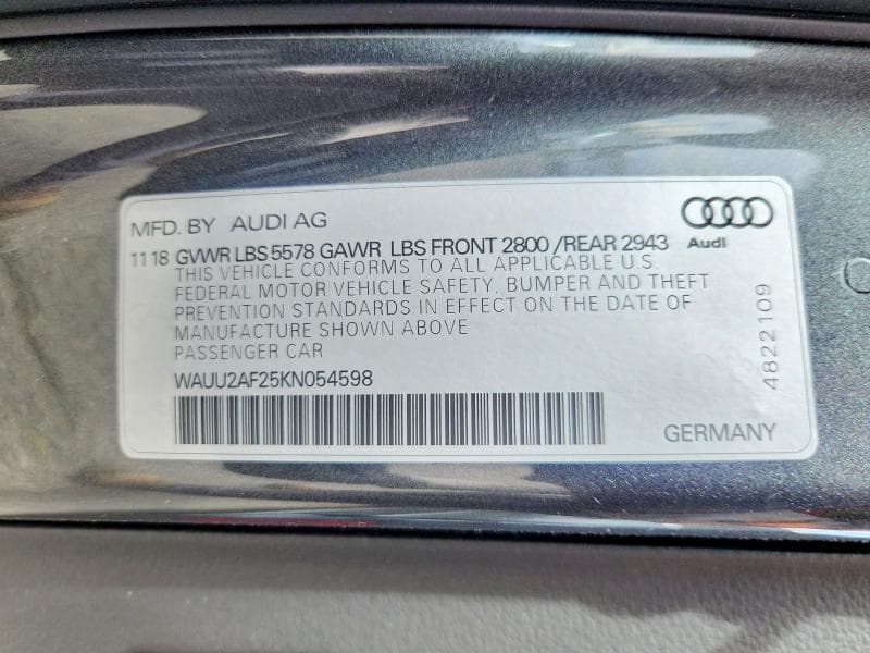 2019 AUDI A7 PREMIUM PLUS S-LINE 13