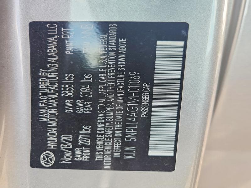 2021 HYUNDAI ELANTRA SE 12