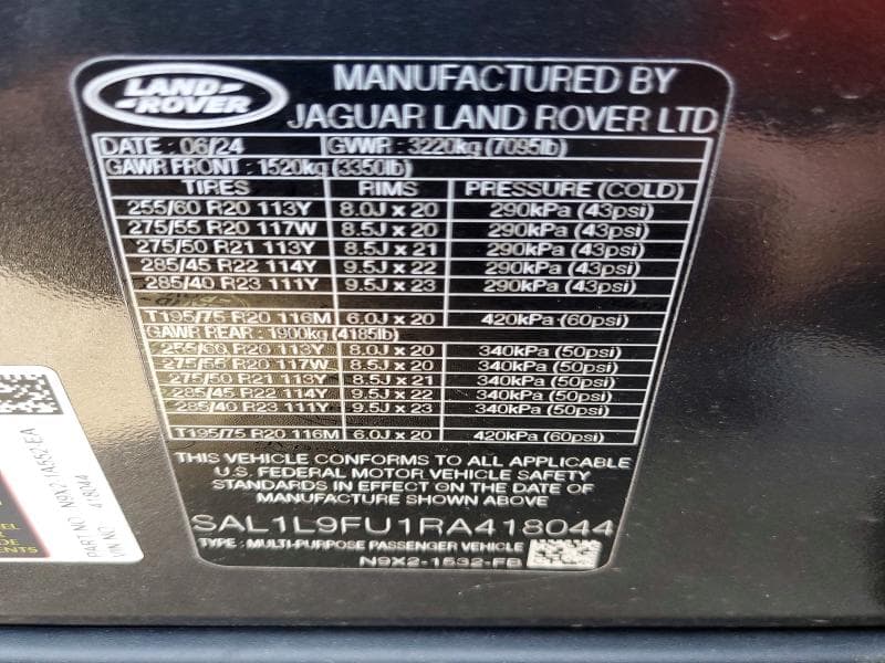2024 LAND ROVER RANGE ROVER SPORT DYNAMIC SE 14