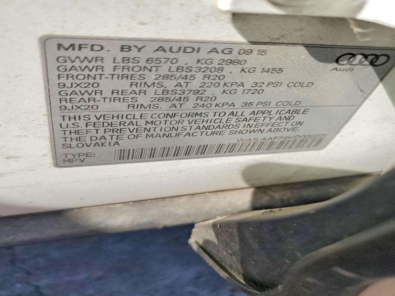 2017 AUDI Q7 PREMIUM PLUS 13