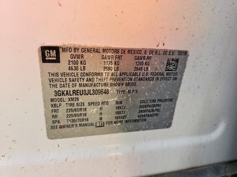 2018 GMC TERRAIN SLT 12