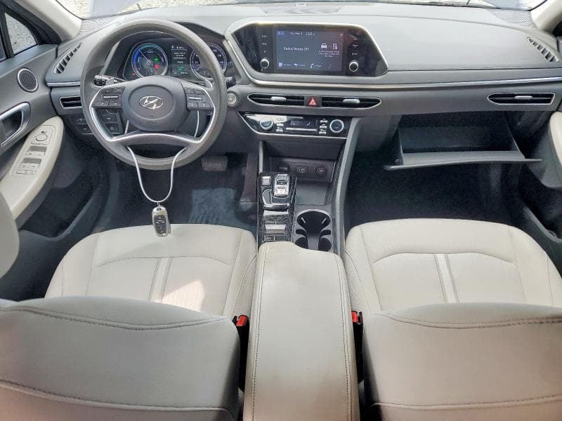 2022 HYUNDAI SONATA HYBRID BLUE 8