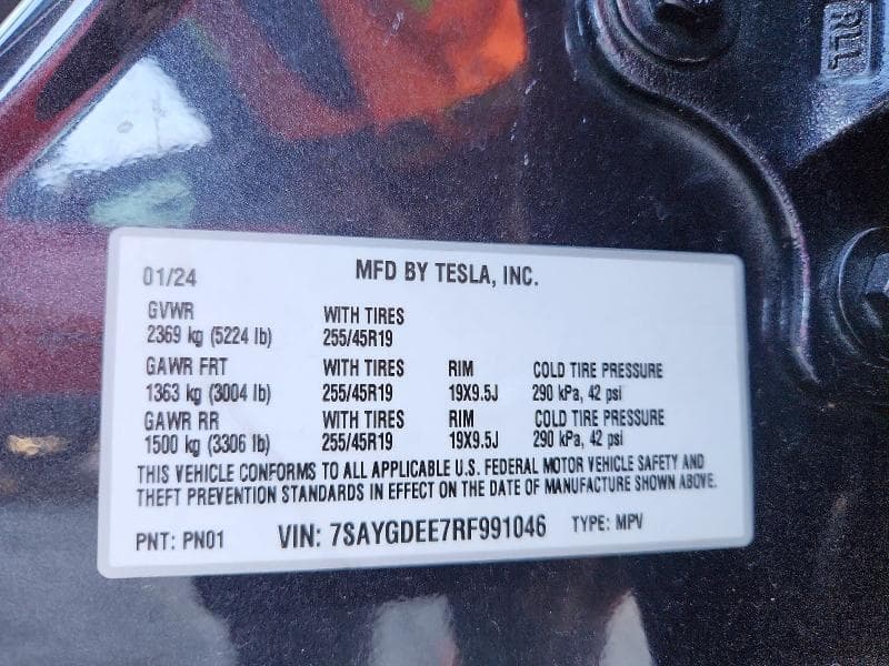 2024 TESLA MODEL Y 13