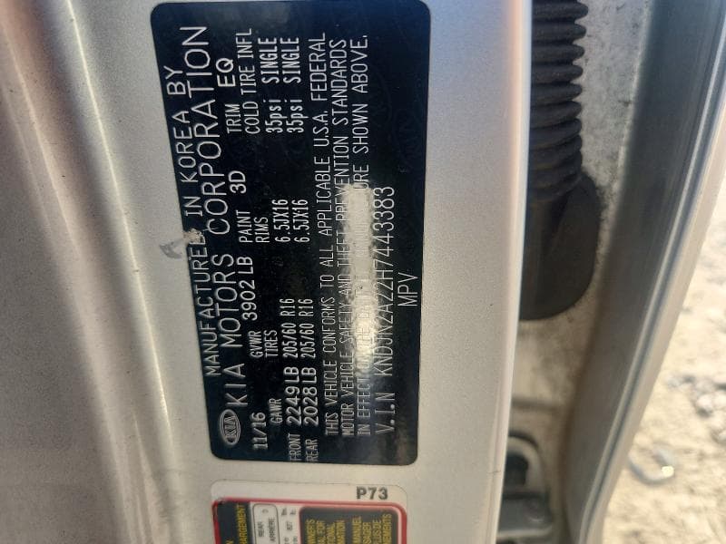 2017 KIA SOUL BASE 12