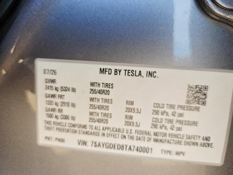 2026 TESLA MODEL Y 13