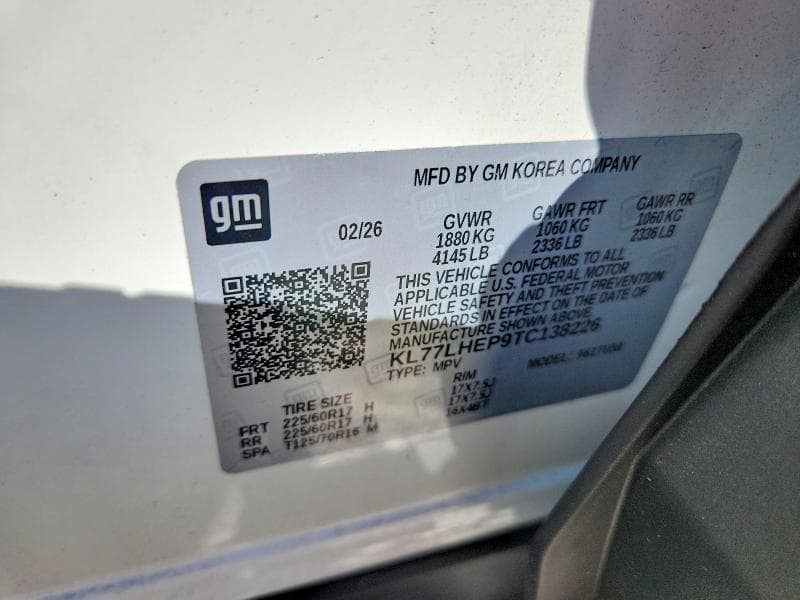 2026 CHEVROLET TRAX 1LT 14