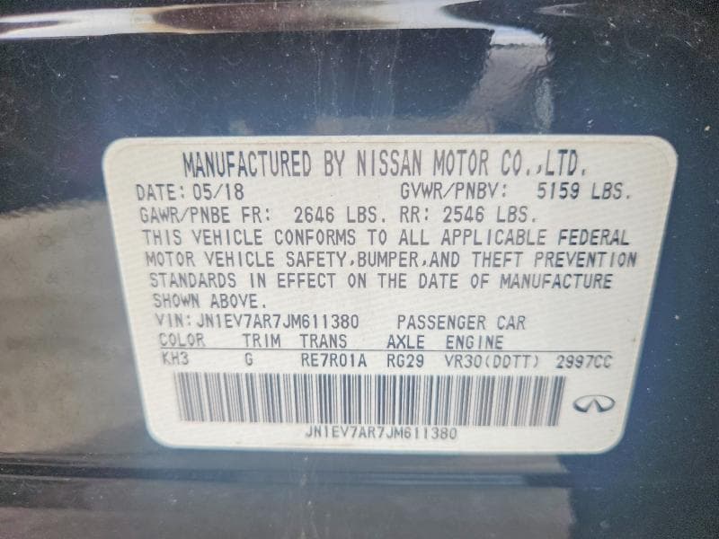 2018 INFINITI Q50 3.0T LUXE 13