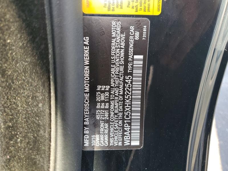 2017 BMW 440I 12