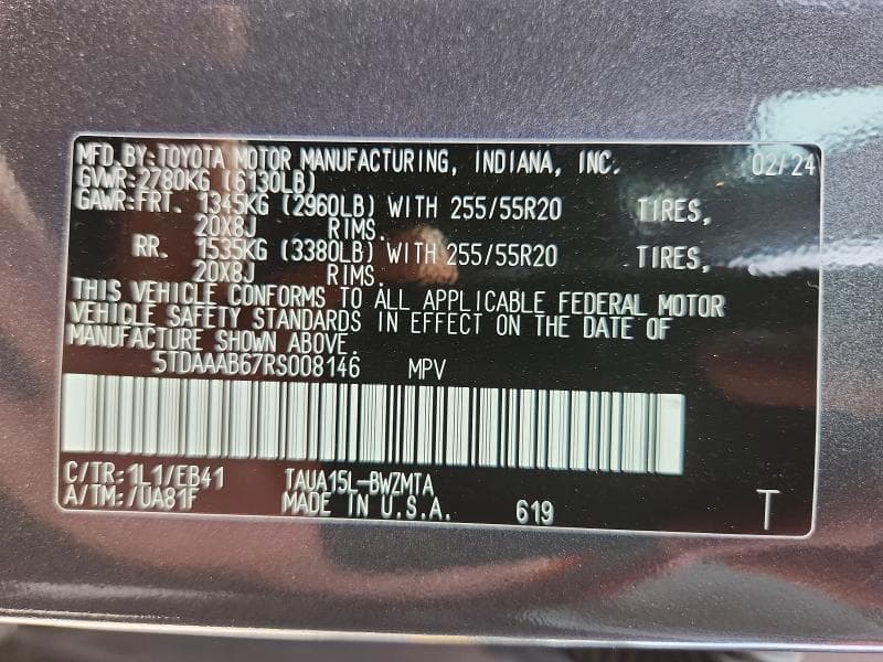 2024 LEXUS TX 350 PREMIUM 14