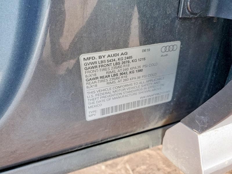 2019 AUDI Q5 PREMIUM 13