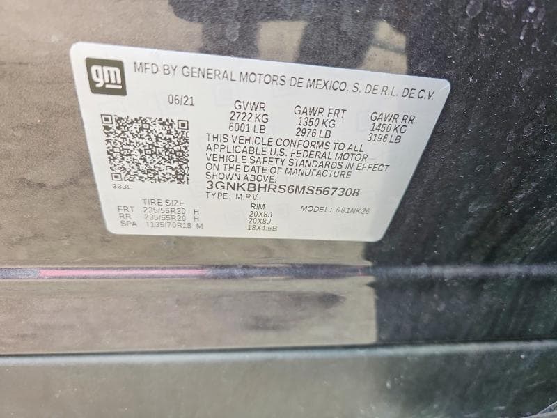 2021 CHEVROLET BLAZER 2LT 12