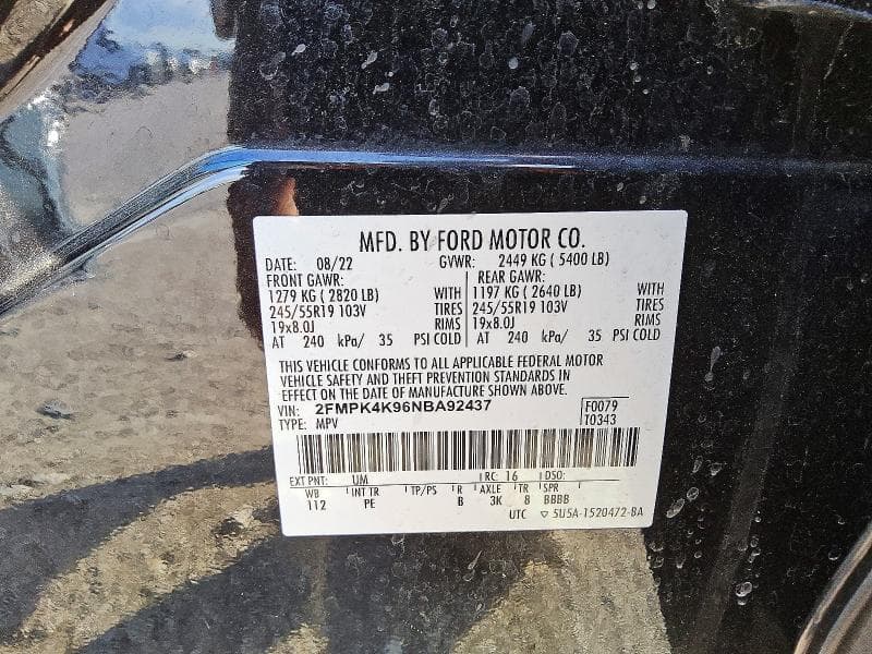 2022 FORD EDGE TITANIUM 13