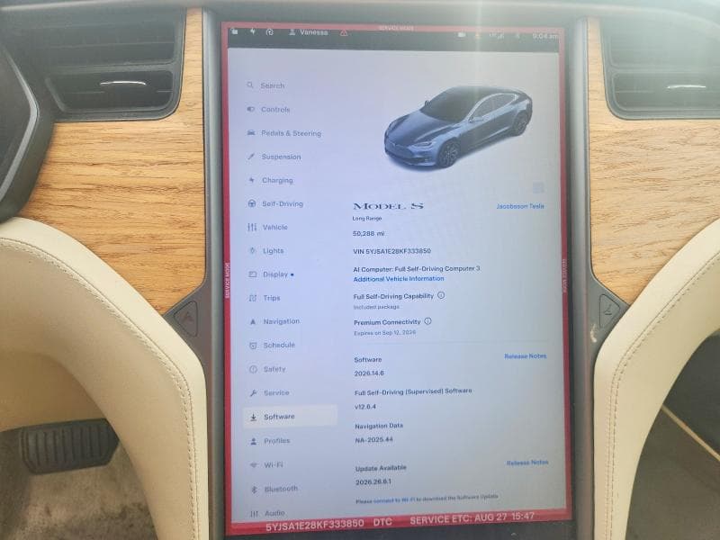 2019 TESLA MODEL S 9