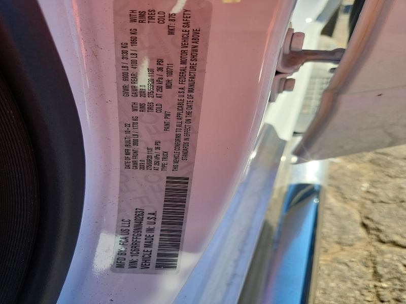 2022 RAM 1500 BIG HORN 12
