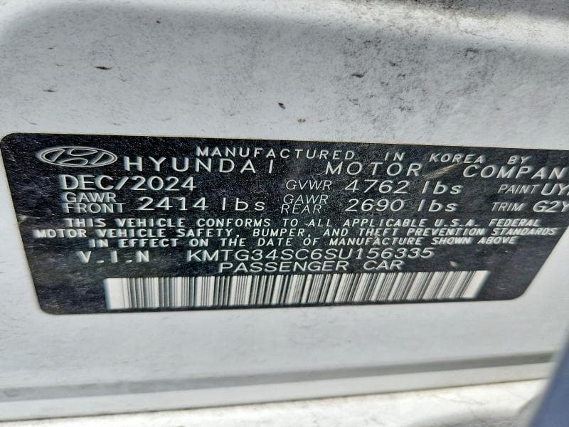 2025 GENESIS G70 2.5T STANDARD 12