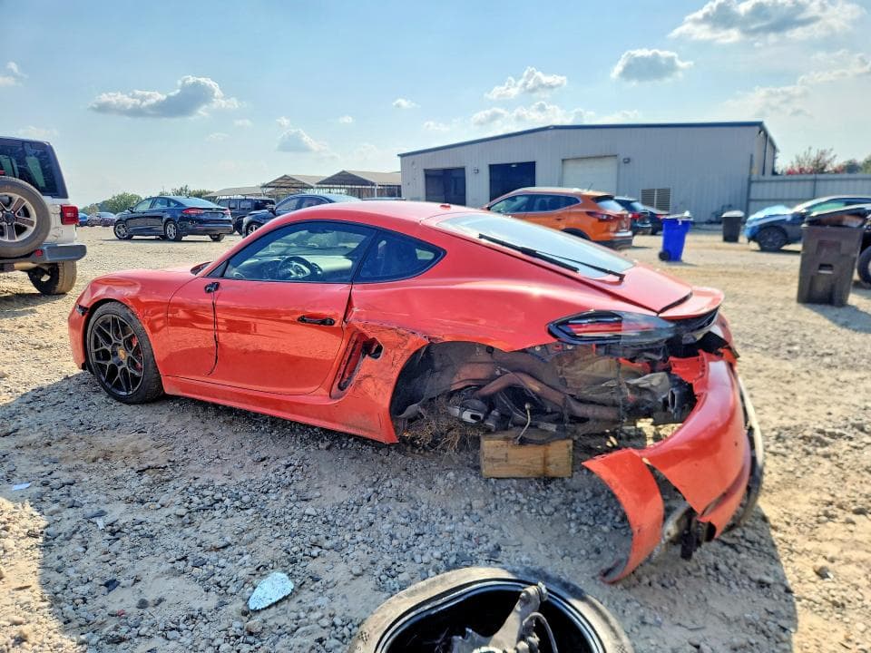 2017 PORSCHE CAYMAN S 2