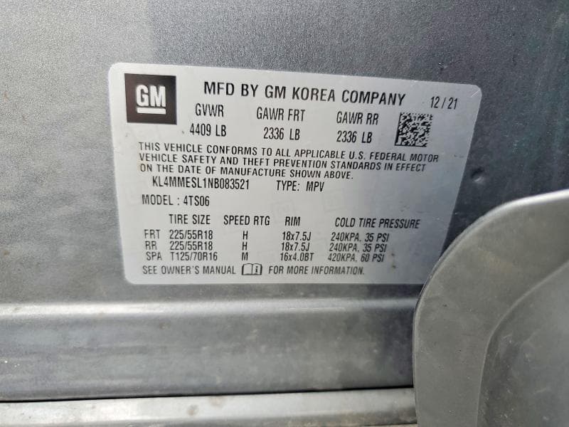 2022 BUICK ENCORE GX SELECT 13