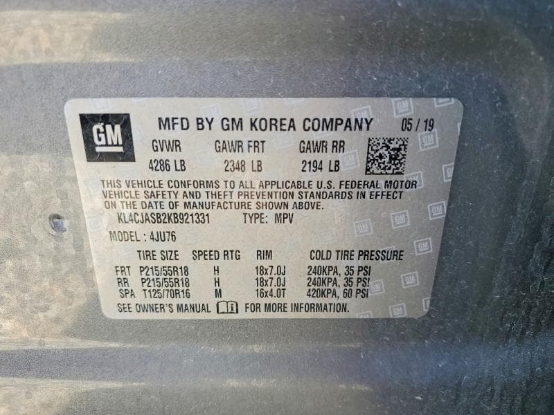 2019 BUICK ENCORE PREFERRED 13
