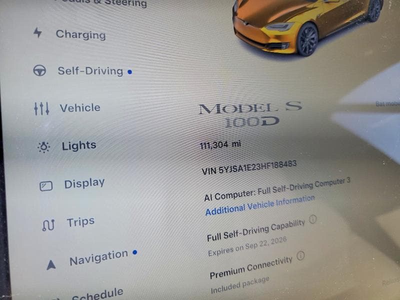 2017 TESLA MODEL S 9
