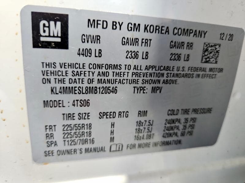 2021 BUICK ENCORE GX SELECT 13