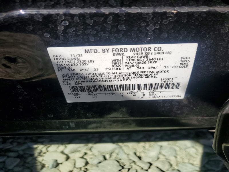 2022 FORD EDGE SEL 13