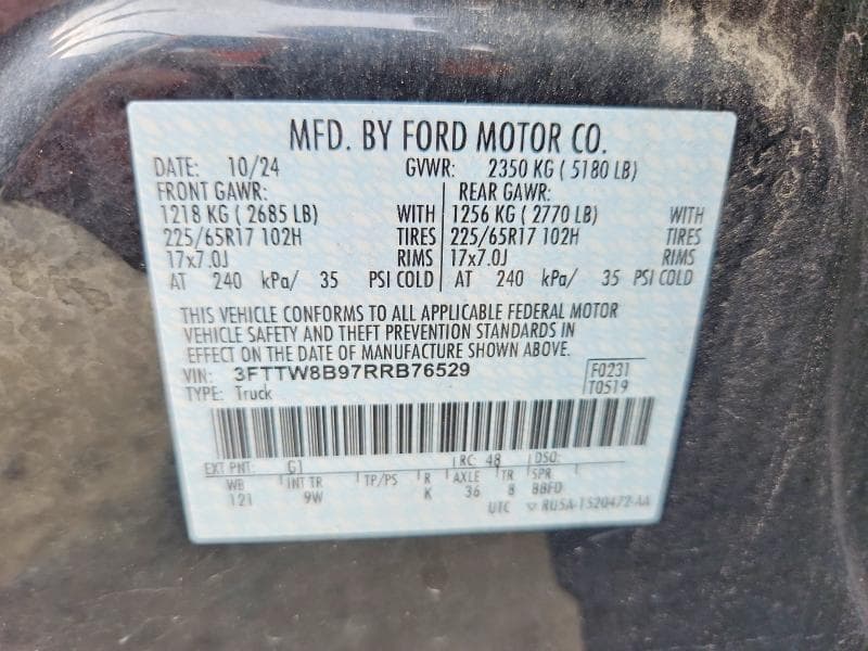 2024 FORD MAVERICK XL 12