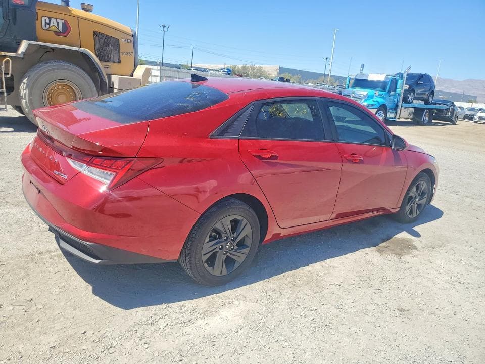 2022 HYUNDAI ELANTRA BLUE 3