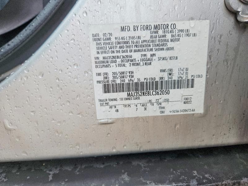 2020 FORD ECOSPORT TITANIUM 12