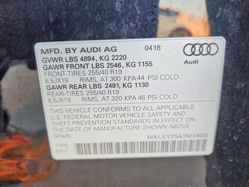 2018 AUDI Q3 PREMIUM PLUS 12