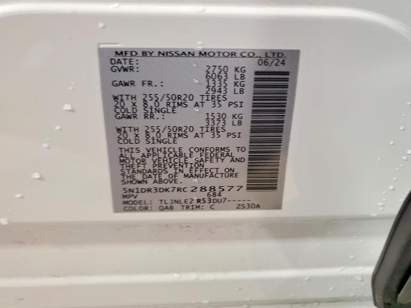 2024 NISSAN PATHFINDER PLATINUM 13