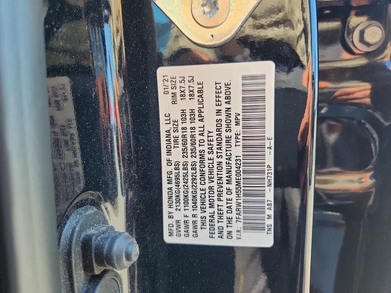 2021 HONDA CR-V EX 13