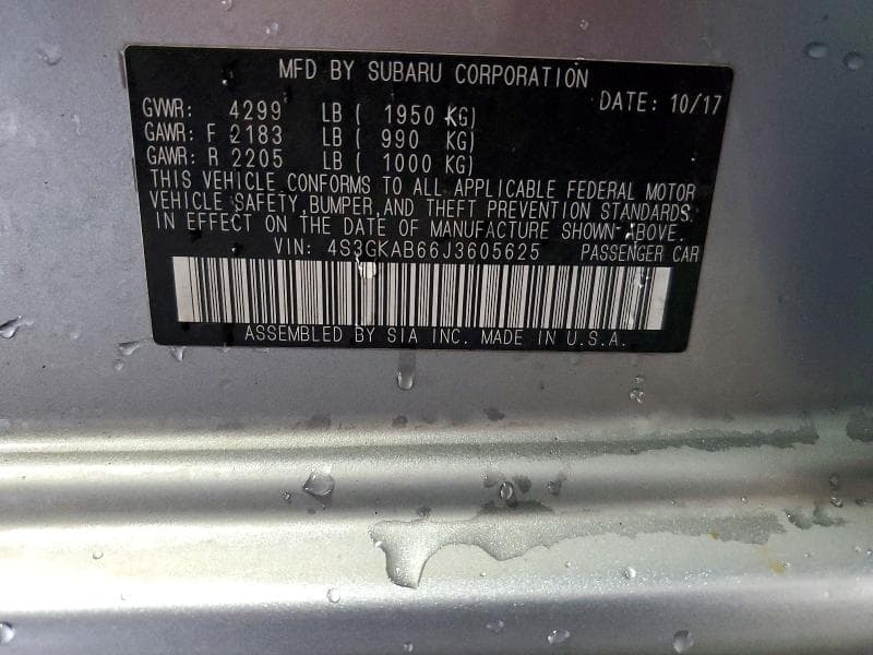 2018 SUBARU IMPREZA PREMIUM 12