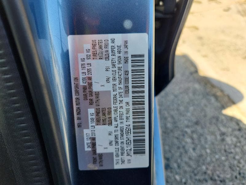 2017 MAZDA 6 TOURING 12