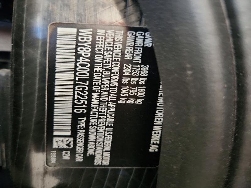 2020 BMW I3 REX 12