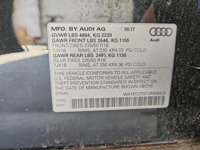 2018 AUDI Q3 PREMIUM 13