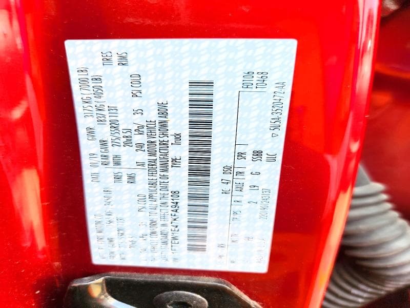 2019 FORD F150 SUPERCREW 13