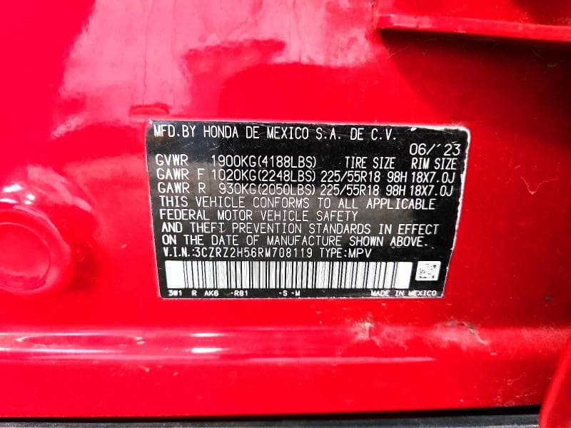 2024 HONDA HR-V SPORT 13