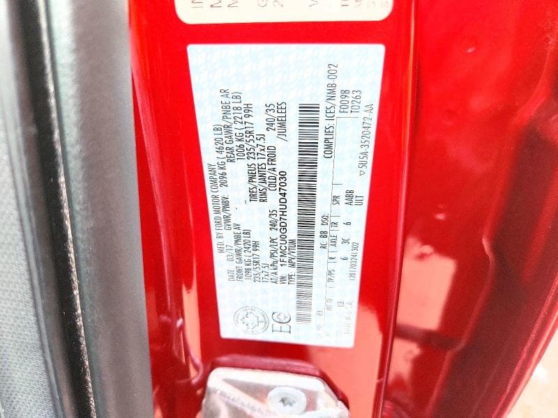 2017 FORD ESCAPE SE 12