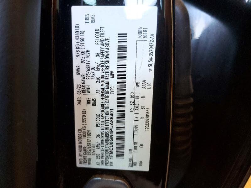 2023 FORD ESCAPE ACTIVE 13