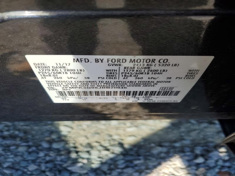 2018 FORD EDGE SE 13