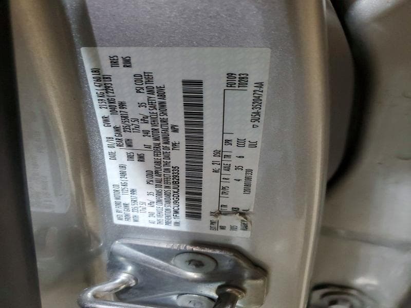 2018 FORD ESCAPE SE 12