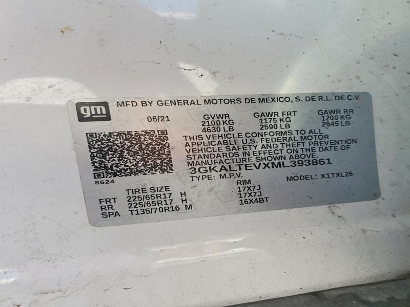 2021 GMC TERRAIN SLE 13