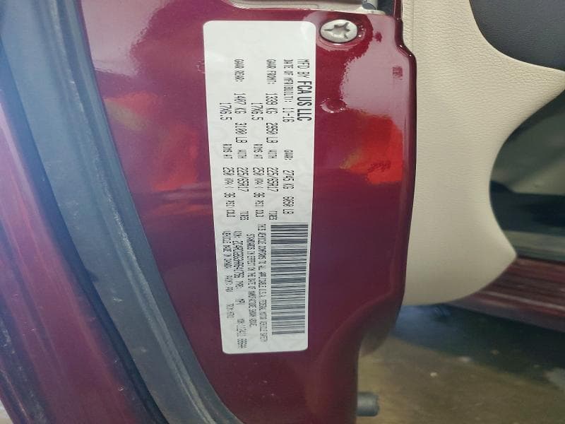 2017 DODGE GRAND CARAVAN SE 13