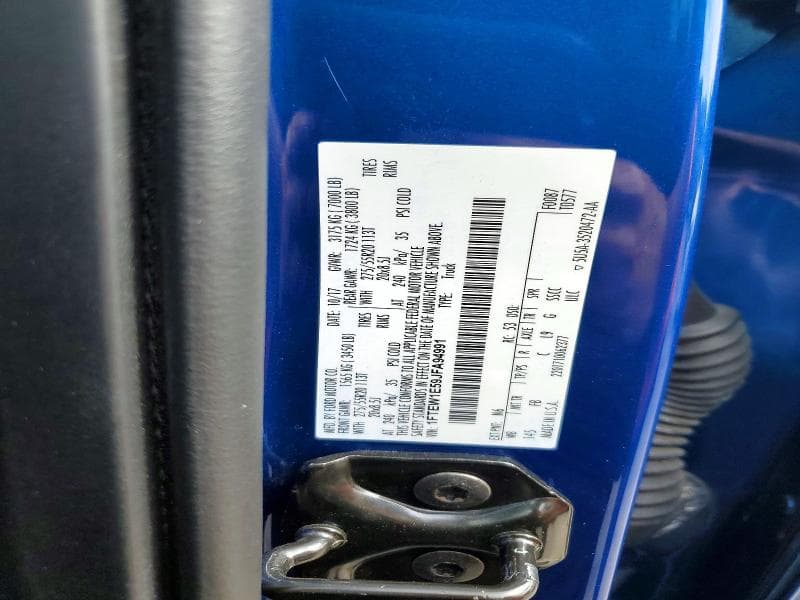 2018 FORD F150 SUPERCREW 12