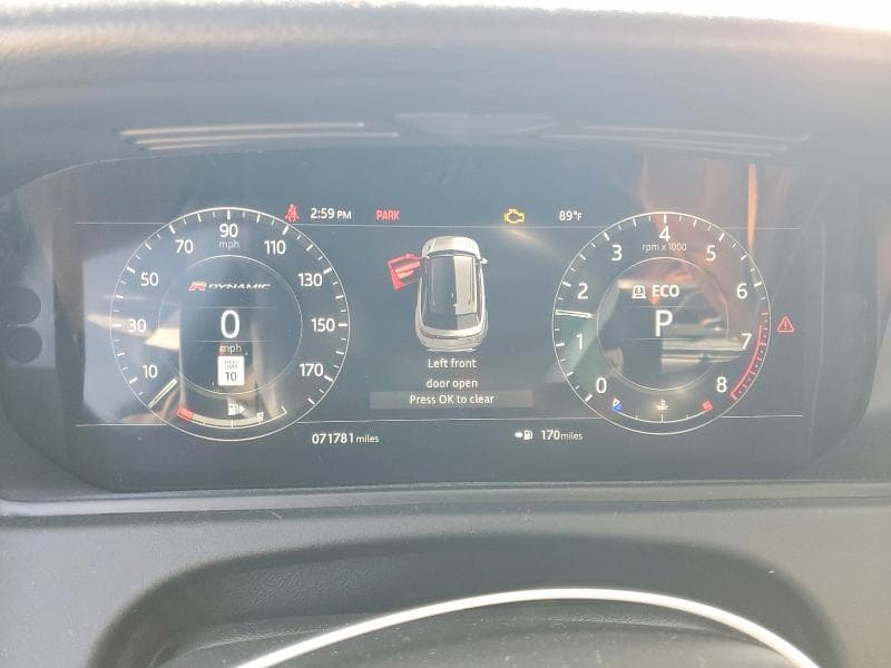2018 LAND ROVER RANGE ROVER VELAR R-DYNAMIC SE 9
